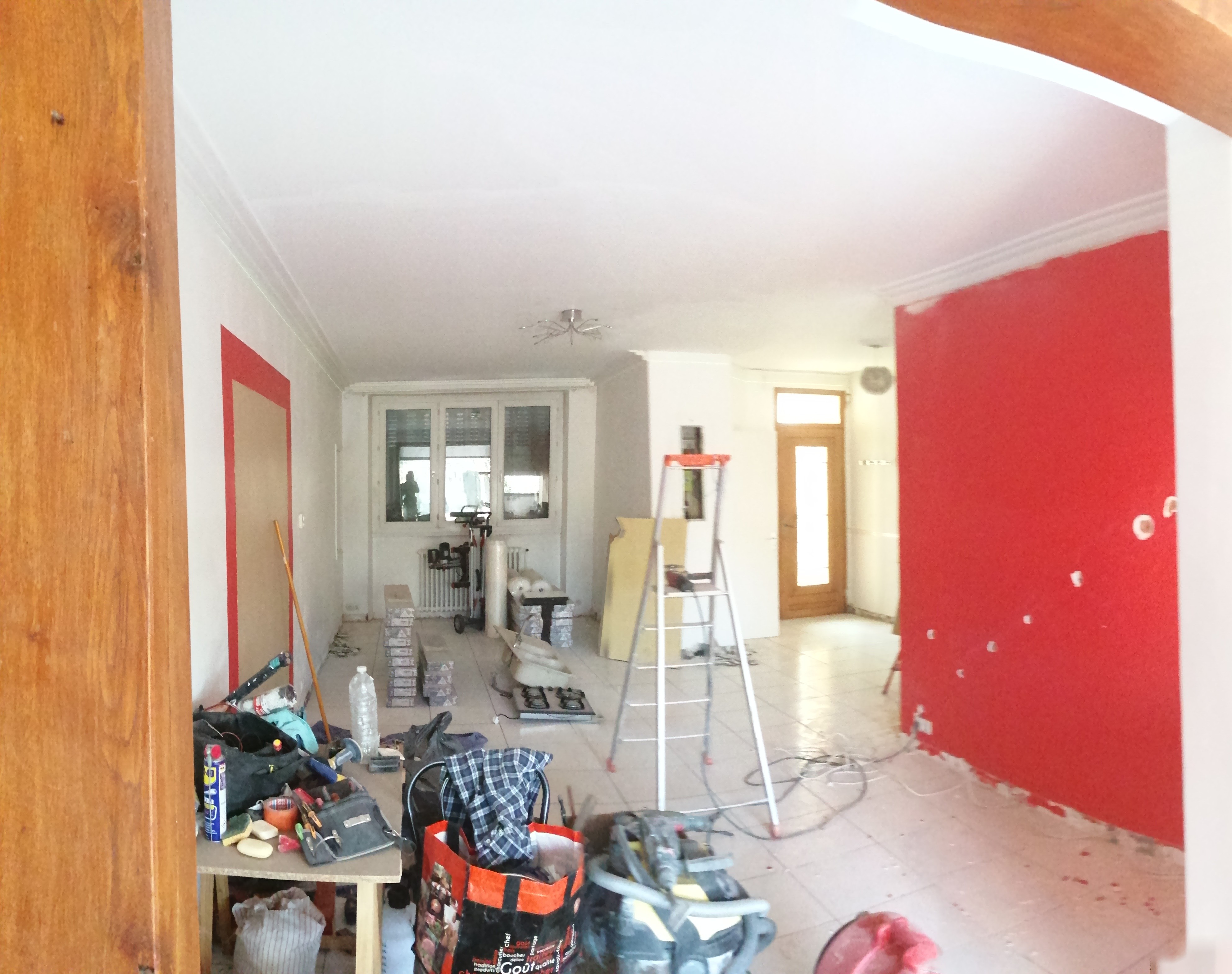 Salon avant rénovation
