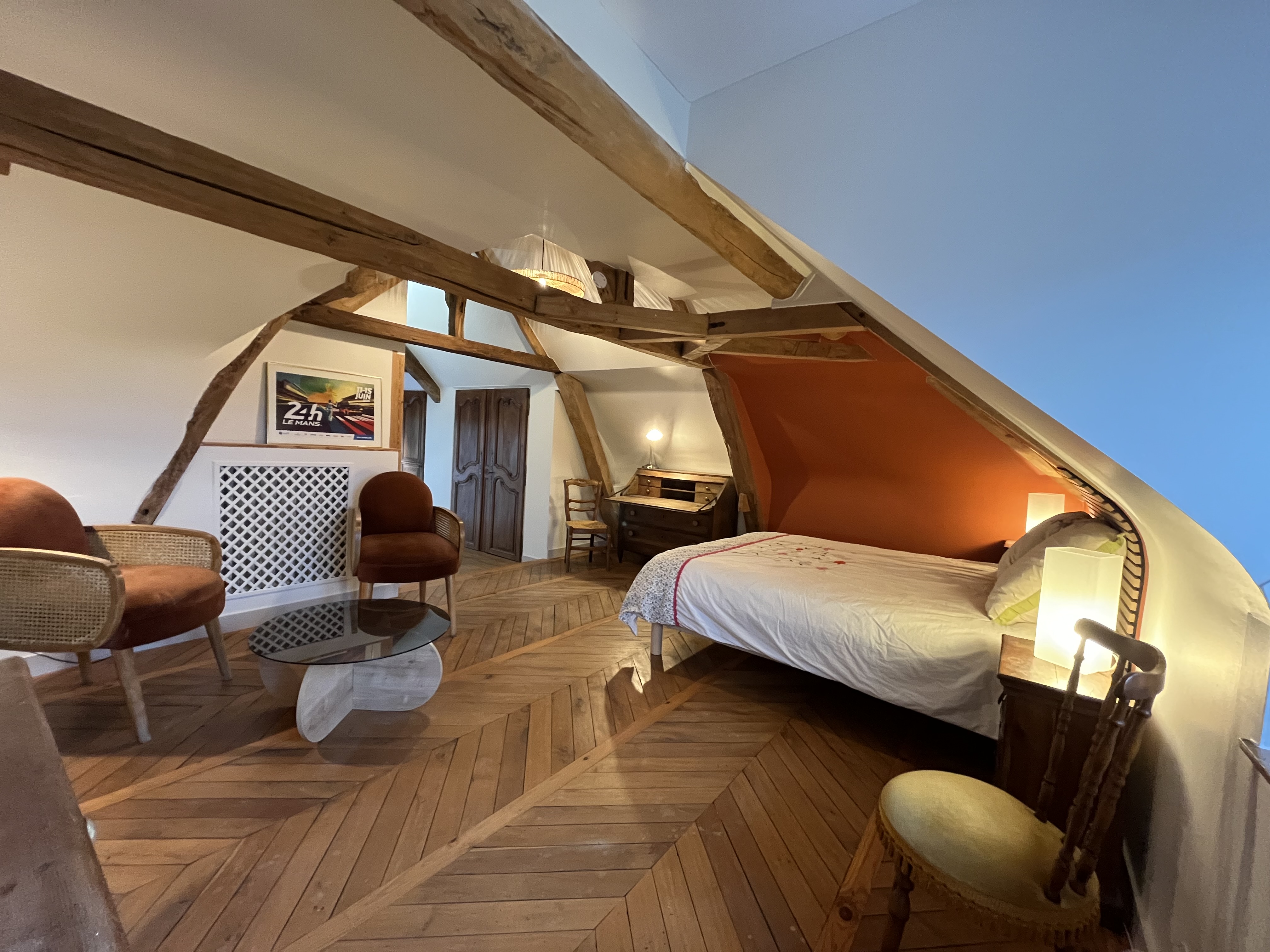 Chambre mansardée - Après