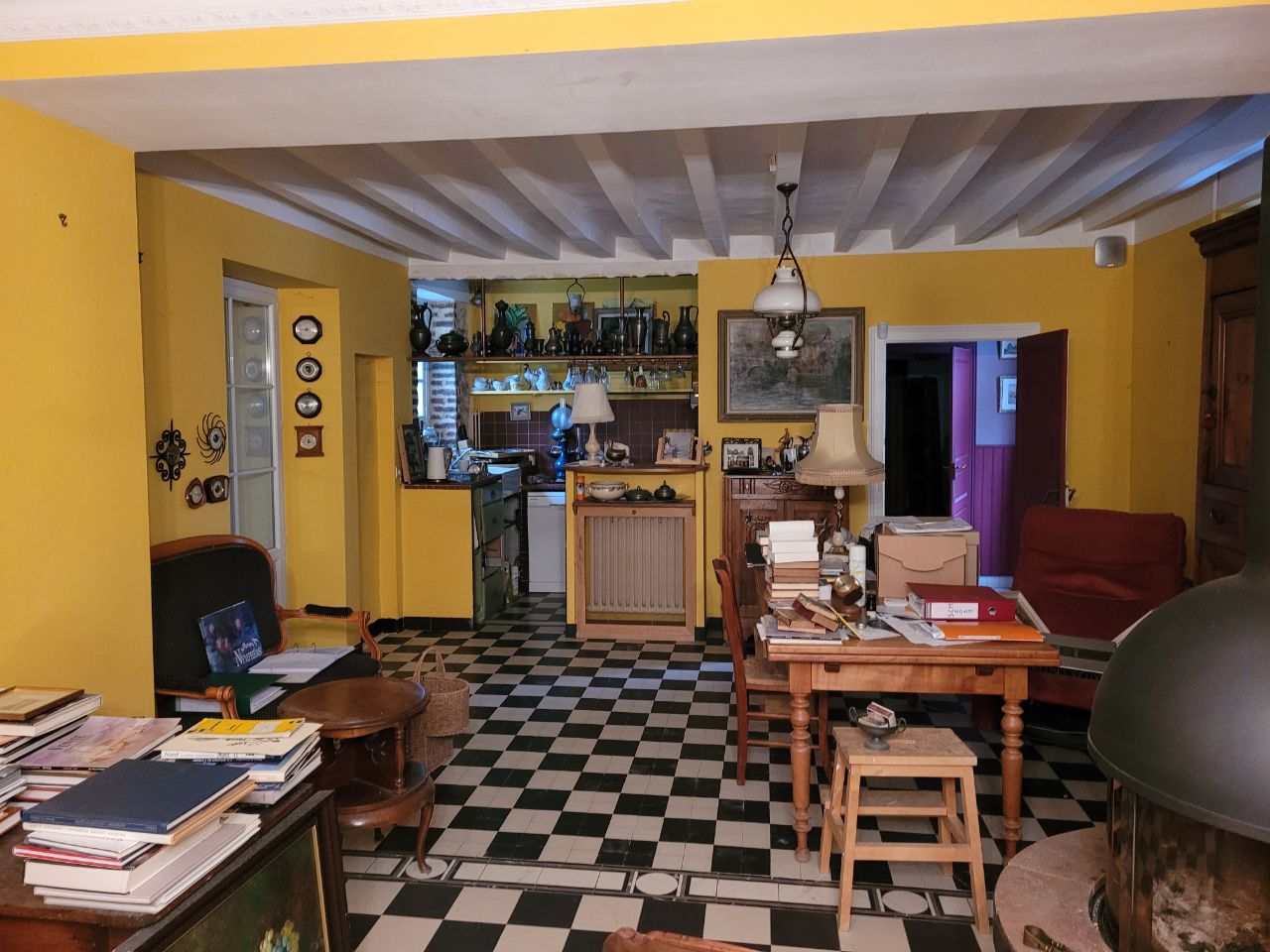 Salon cuisine - Avant